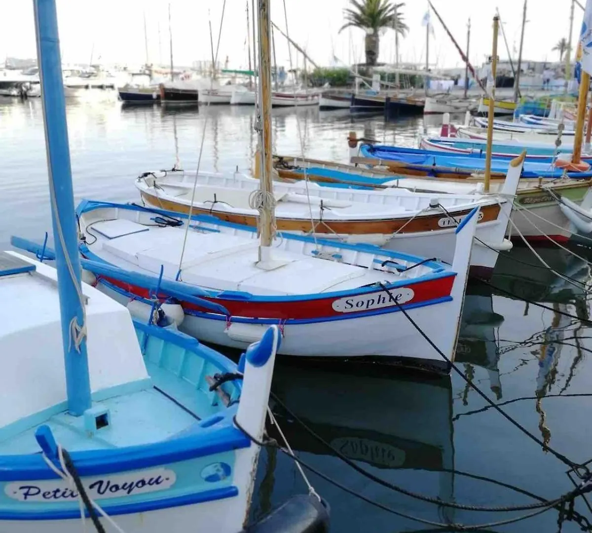 T2 Climatise Port De Sanary - Grande Terrasse Apartment 0*, Sanary-sur-Mer