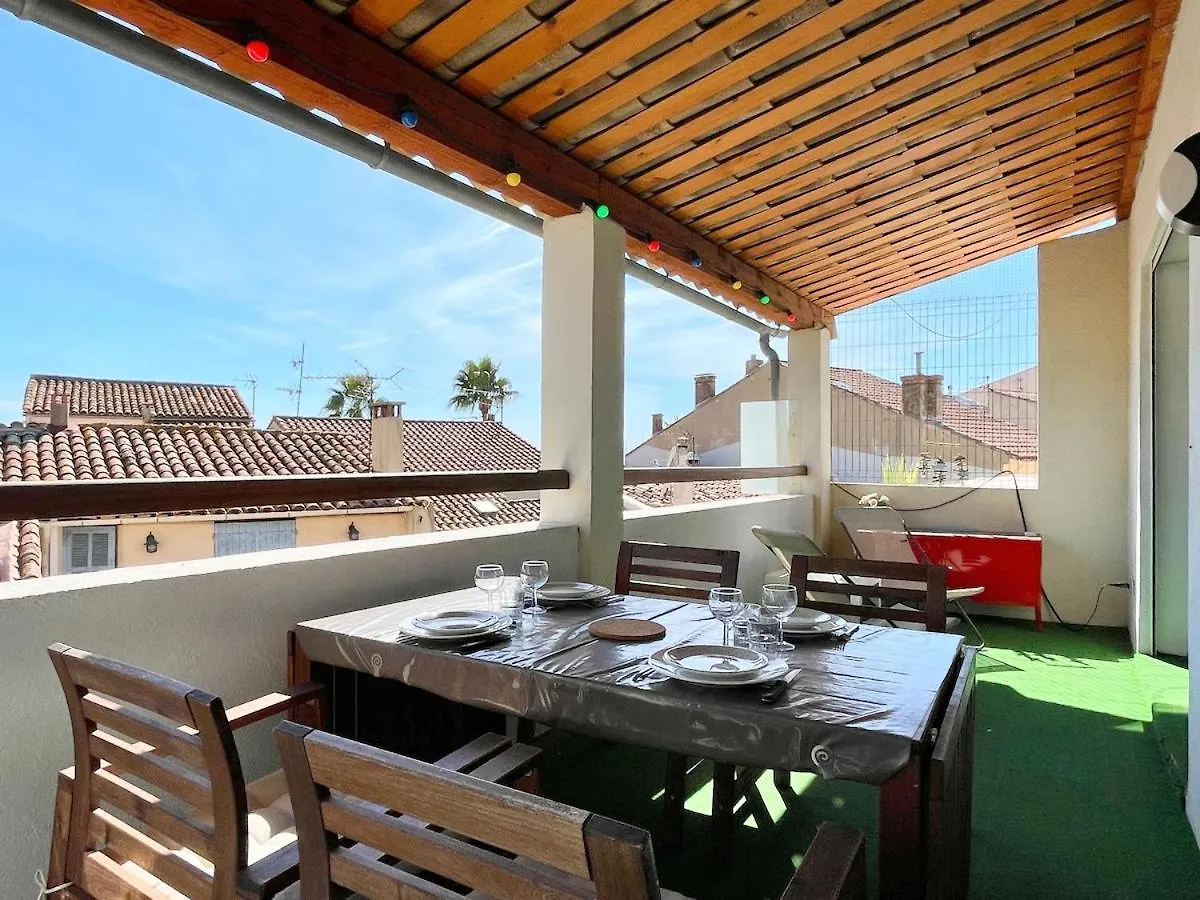 T2 Climatise Port De Sanary - Grande Terrasse Apartment France