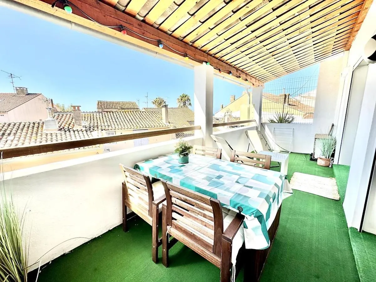 T2 Climatise Port De Sanary - Grande Terrasse Apartment