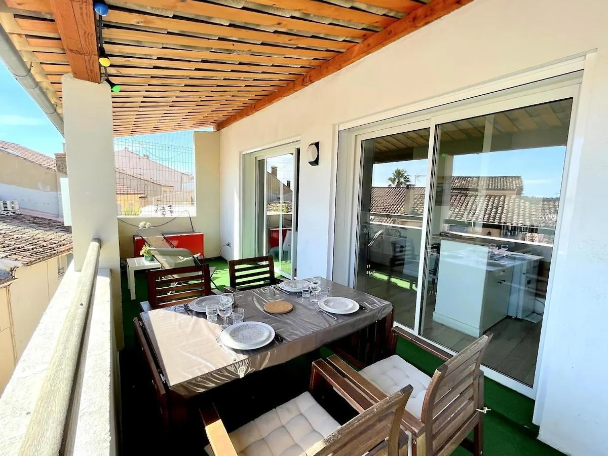 T2 Climatise Port De Sanary - Grande Terrasse Apartment